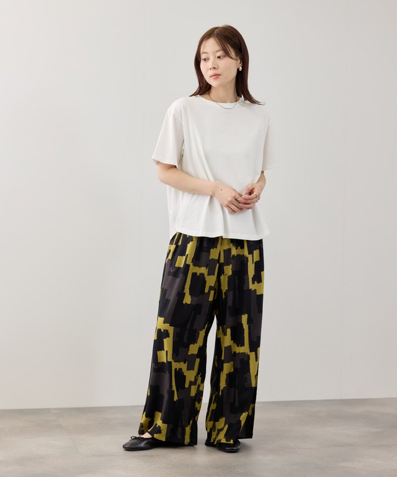 Free Nature  インドファブリック バック切替Tシャツ レディース メール便 対応商品商品画像-6