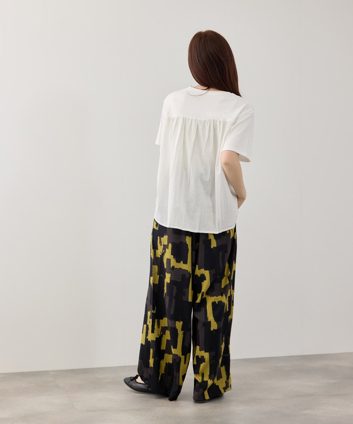 Free Nature インドファブリック バック切替Tシャツ レディース メール便 対応商品