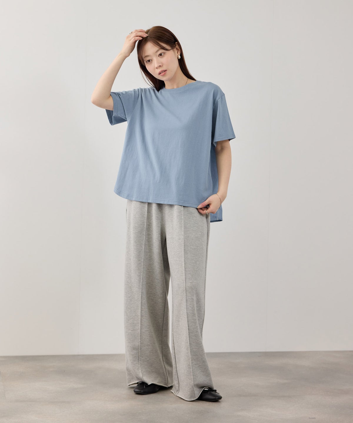 Free Nature インドファブリック バック切替Tシャツ レディース メール便 対応商品