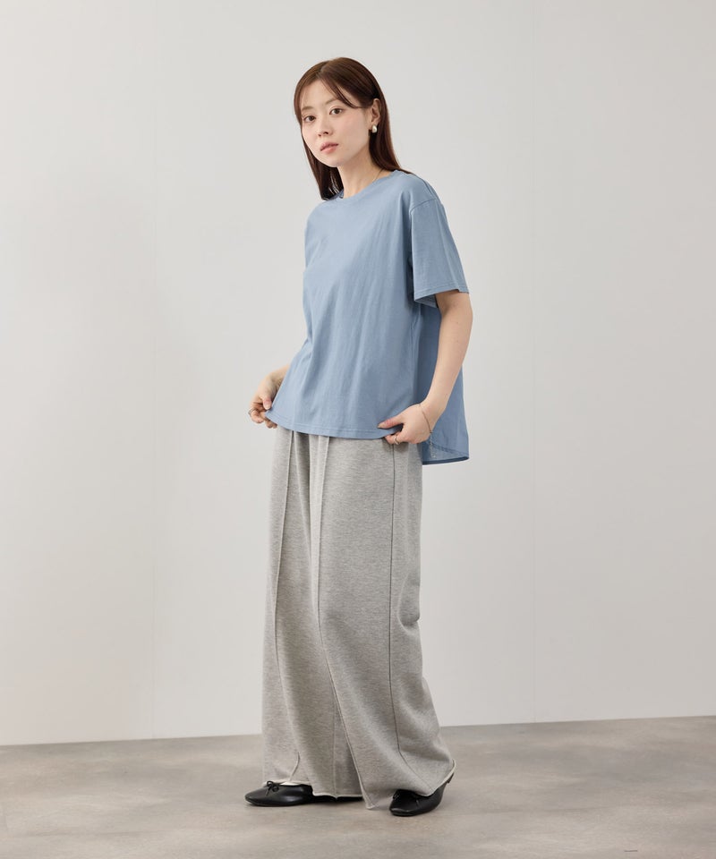 Free Nature インドファブリック バック切替Tシャツ レディース メール便 対応商品商品画像-11