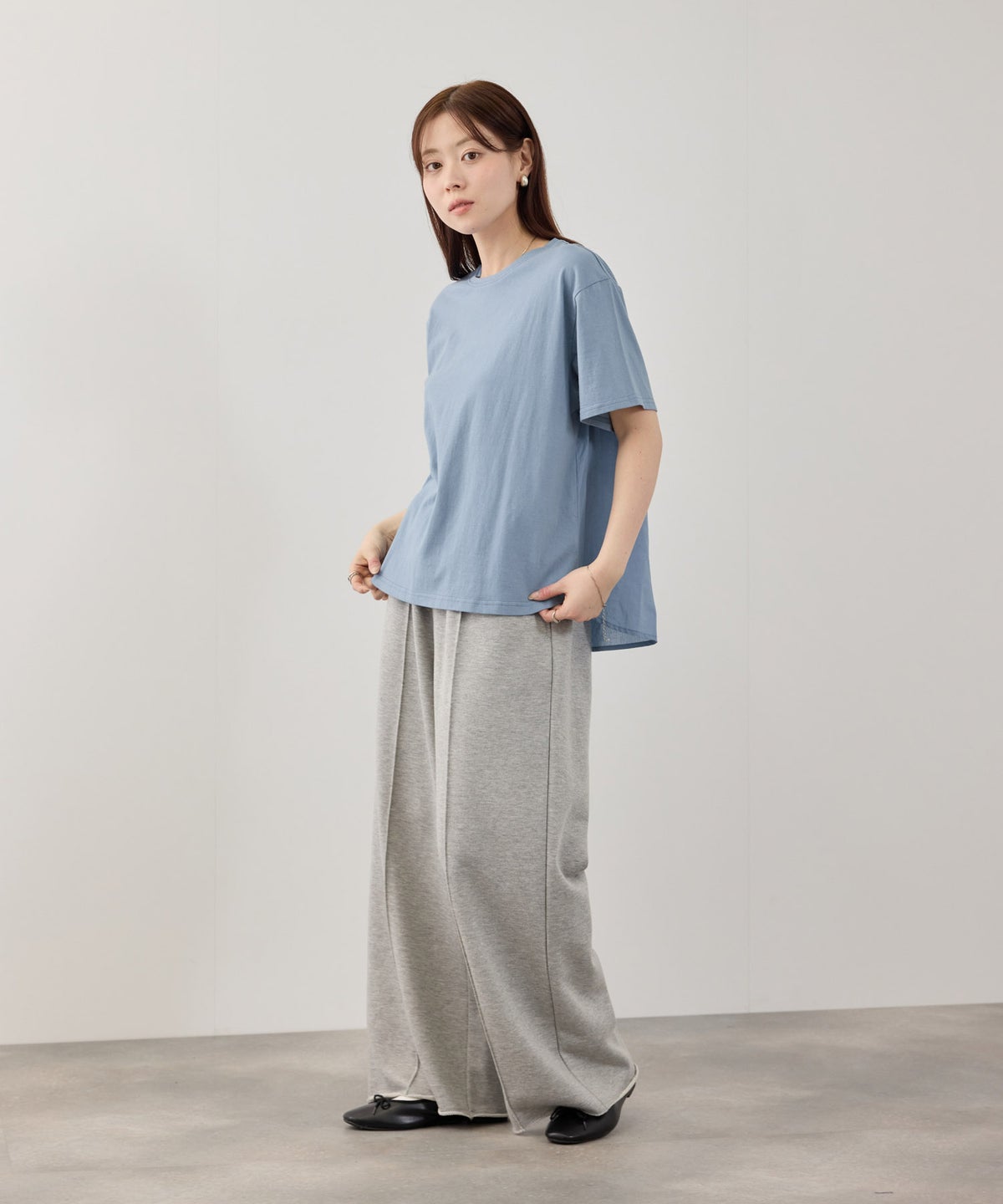 Free Nature インドファブリック バック切替Tシャツ レディース メール便 対応商品