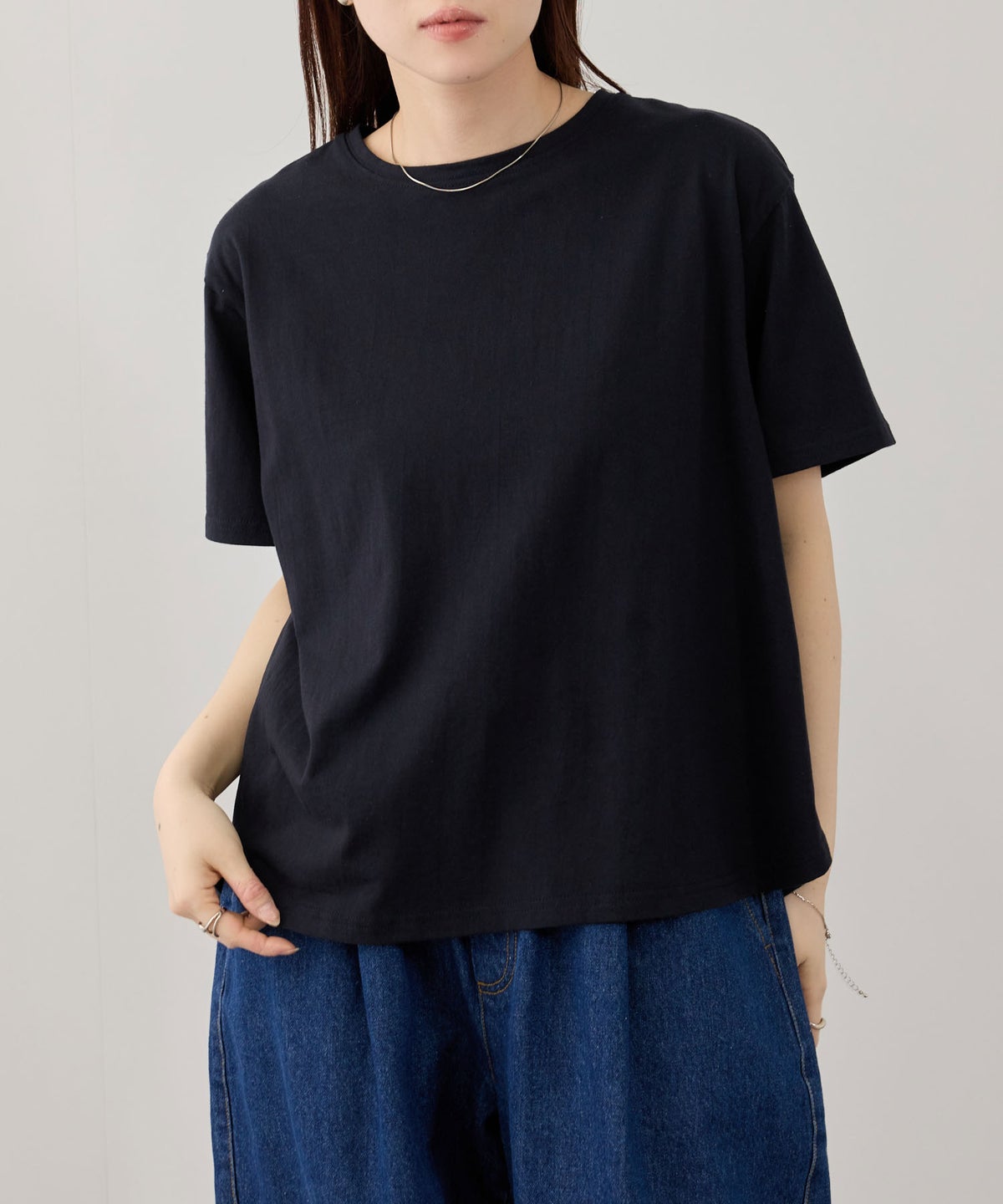 Free Nature インドファブリック バック切替Tシャツ レディース メール便 対応商品