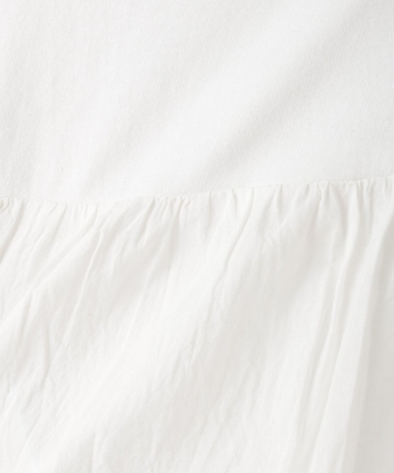 Free Nature インドファブリック バック切替Tシャツ レディース メール便 対応商品商品画像-24