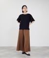 Idnes  異素材ドッキング シアーフレアスリーブ Tシャツ レディース メール便 対応商品商品サムネイル-15