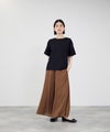 Idnes  異素材ドッキング シアーフレアスリーブ Tシャツ レディース メール便 対応商品商品サムネイル-16
