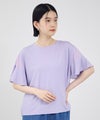 Idnes  異素材ドッキング シアーフレアスリーブ Tシャツ レディース メール便 対応商品商品サムネイル-20