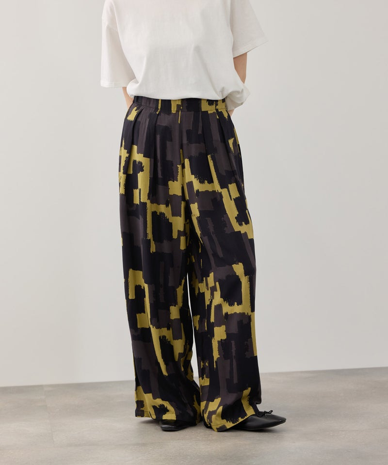 Free Nature  インドファブリック レーヨンワイドパンツ レディース商品画像-1