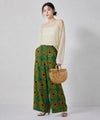 Free Nature インドファブリック レーヨンワイドパンツ レディース
