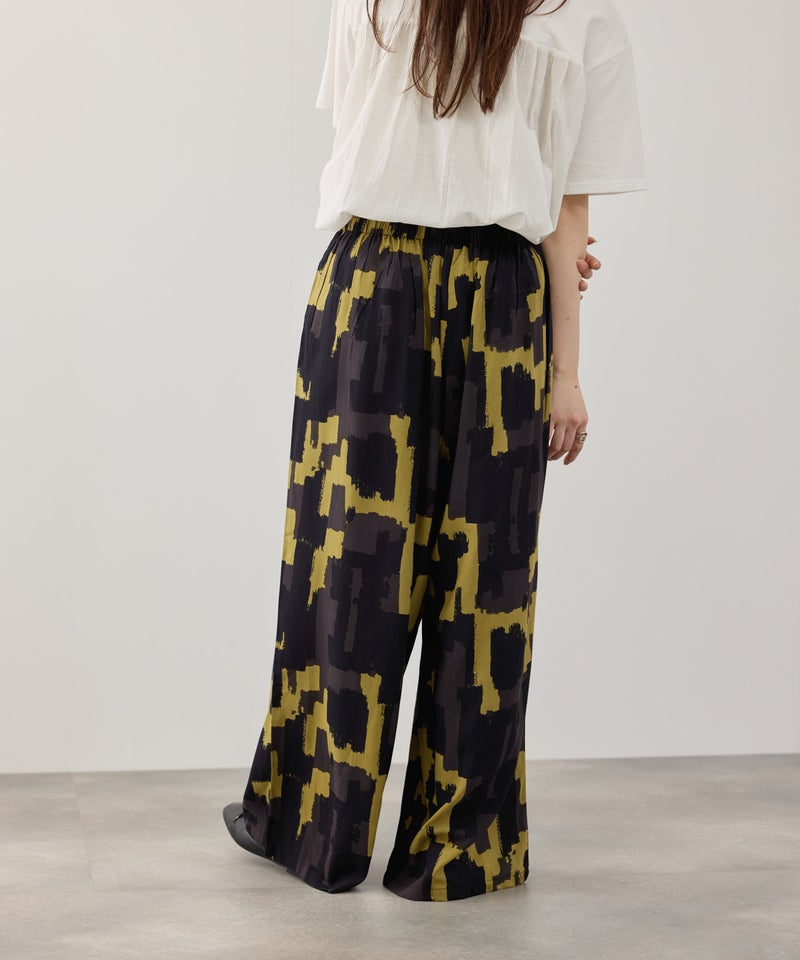 Free Nature  インドファブリック レーヨンワイドパンツ レディース商品画像-7