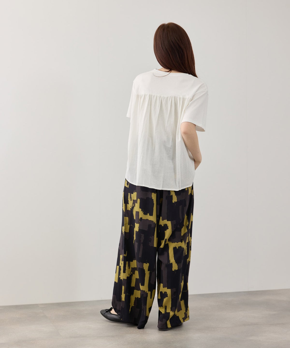 Free Nature インドファブリック レーヨンワイドパンツ レディース