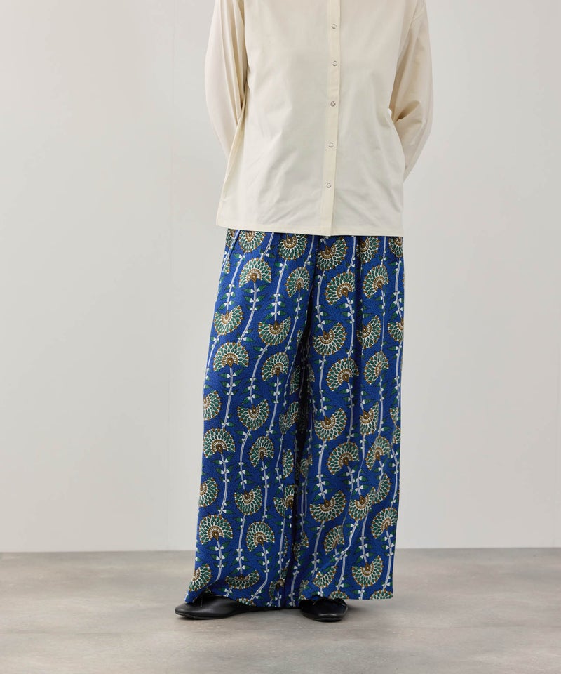 Free Nature  インドファブリック レーヨンワイドパンツ レディース商品画像-17