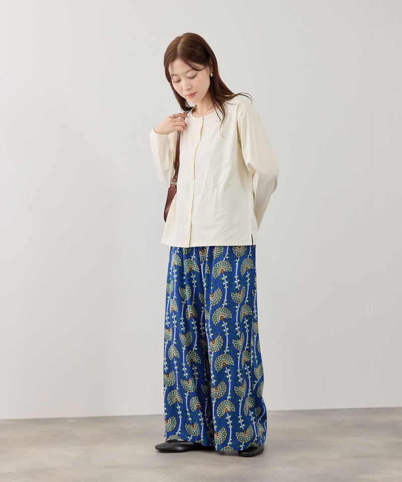 Free Nature  インドファブリック レーヨンワイドパンツ レディース商品画像-26