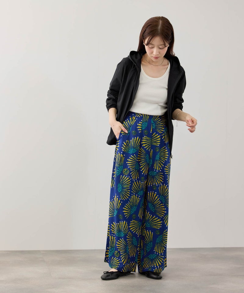 Free Nature インドファブリック レーヨンワイドパンツ レディース商品画像-29