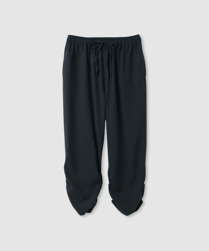 ストレッチ裾シャーリングクロップドパンツ レディース商品画像-26