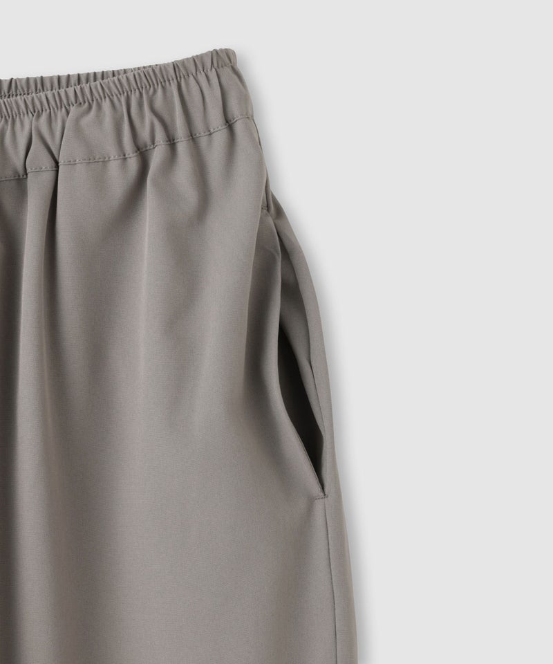 ストレッチ裾シャーリングクロップドパンツ レディース商品画像-29