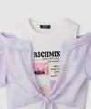 RICH MIX  シアー前結びドッキングシャツ キッズ メール便 対応商品商品サムネイル-4