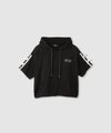 RICH MIX 裾ドロスト クロップド半袖パーカー ライン キッズ商品サムネイル-2