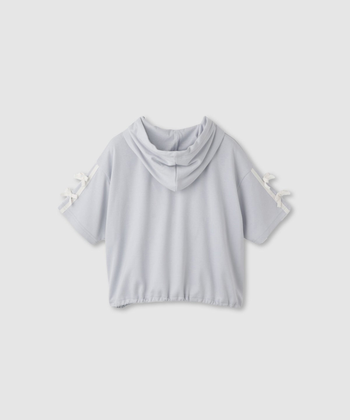 RICH MIX 裾ドロスト クロップド半袖パーカー ライン キッズ