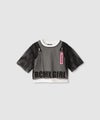 RICH MIX 肩ジップ メッシュドッキング半袖Tシャツ キッズ メール便 対応商品商品サムネイル-1