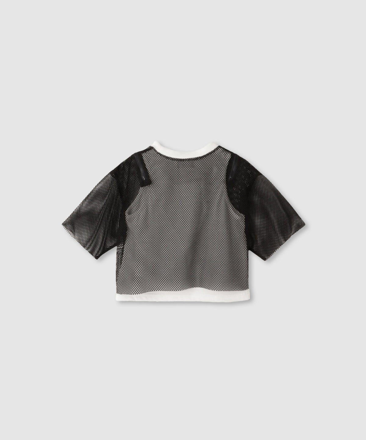 RICH MIX 肩ジップ メッシュドッキング半袖Tシャツ キッズ メール便 対応商品