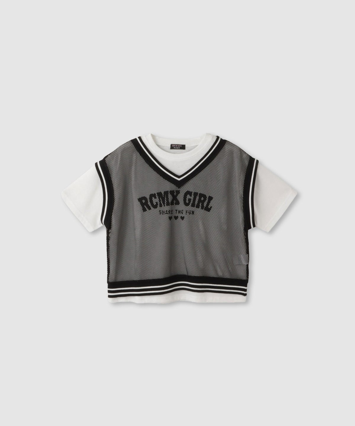 RICH MIX メッシュベストロゴアンサンブル キッズ メール便 対応商品