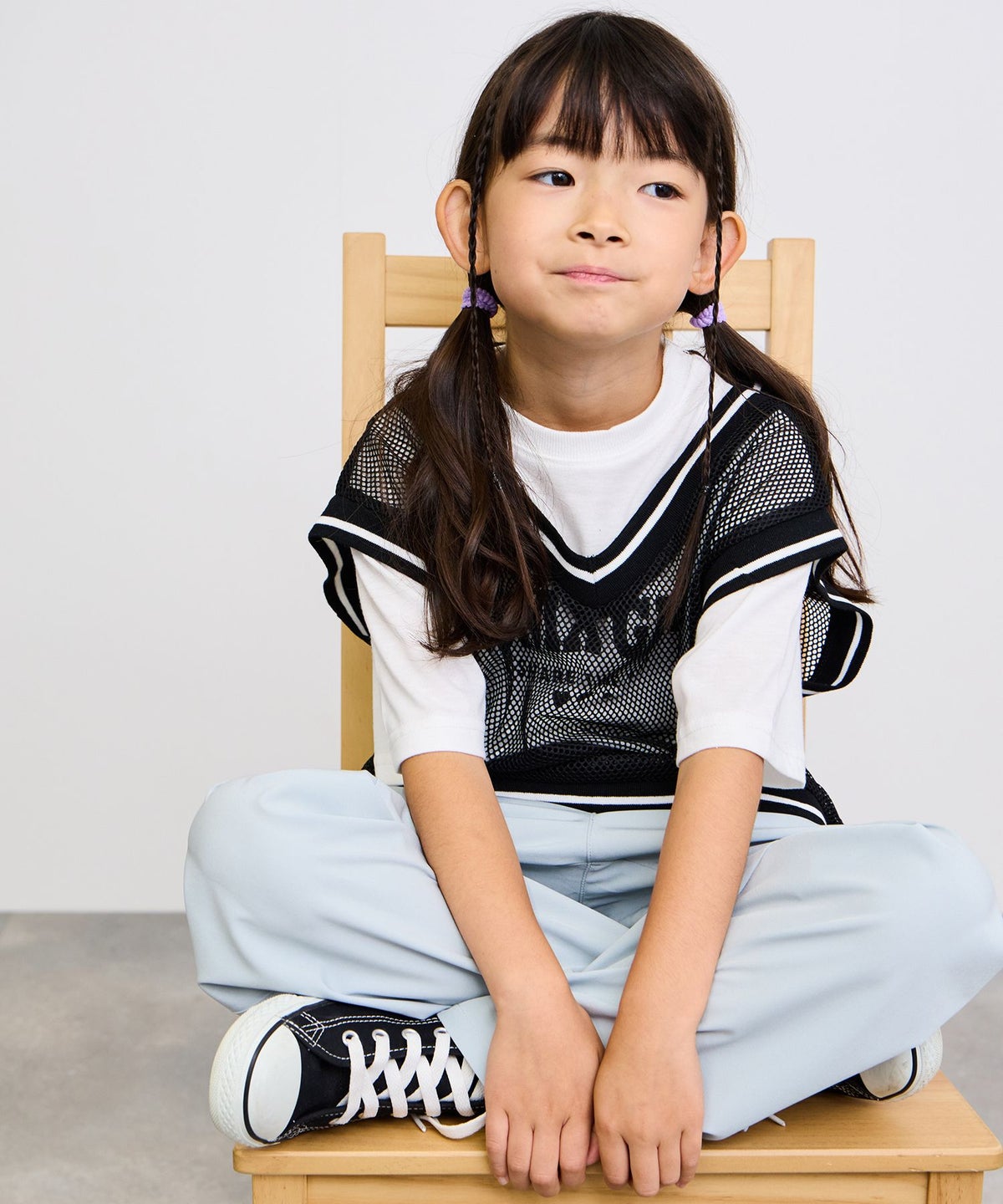 RICH MIX メッシュベストロゴアンサンブル キッズ メール便 対応商品