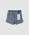 Simplify デニムショートパンツ サイドレースアップ キッズ商品サムネイル-3