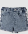 Simplify  デニムショートパンツ サイドレースアップ キッズ商品サムネイル-4