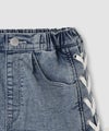 Simplify デニムショートパンツ サイドレースアップ キッズ商品サムネイル-5