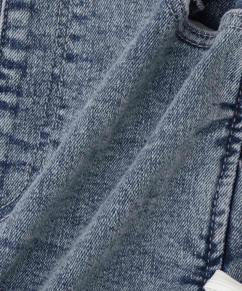 Simplify  デニムショートパンツ サイドレースアップ キッズ商品画像-8