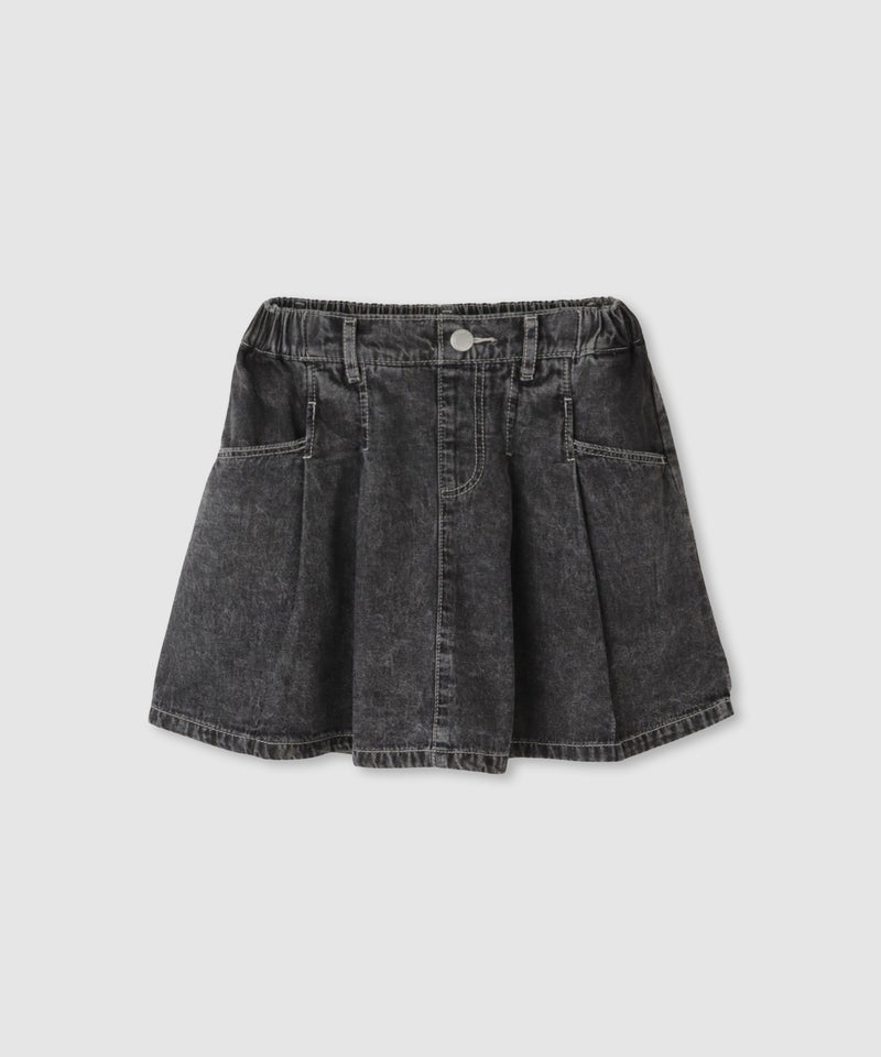 Simplify デニムプリーツキュロット キッズ商品画像-1