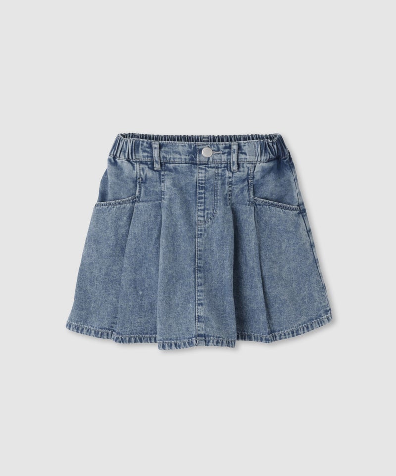 Simplify  デニムプリーツキュロット キッズ商品画像-2