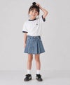 Simplify デニムプリーツキュロット キッズ商品サムネイル-2