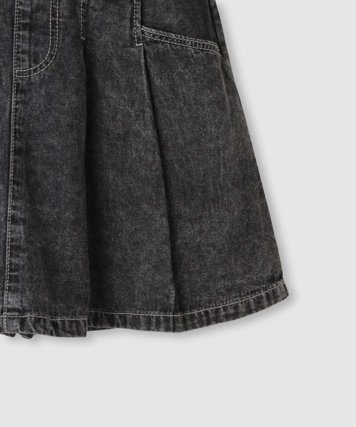 Simplify デニムプリーツキュロット キッズ