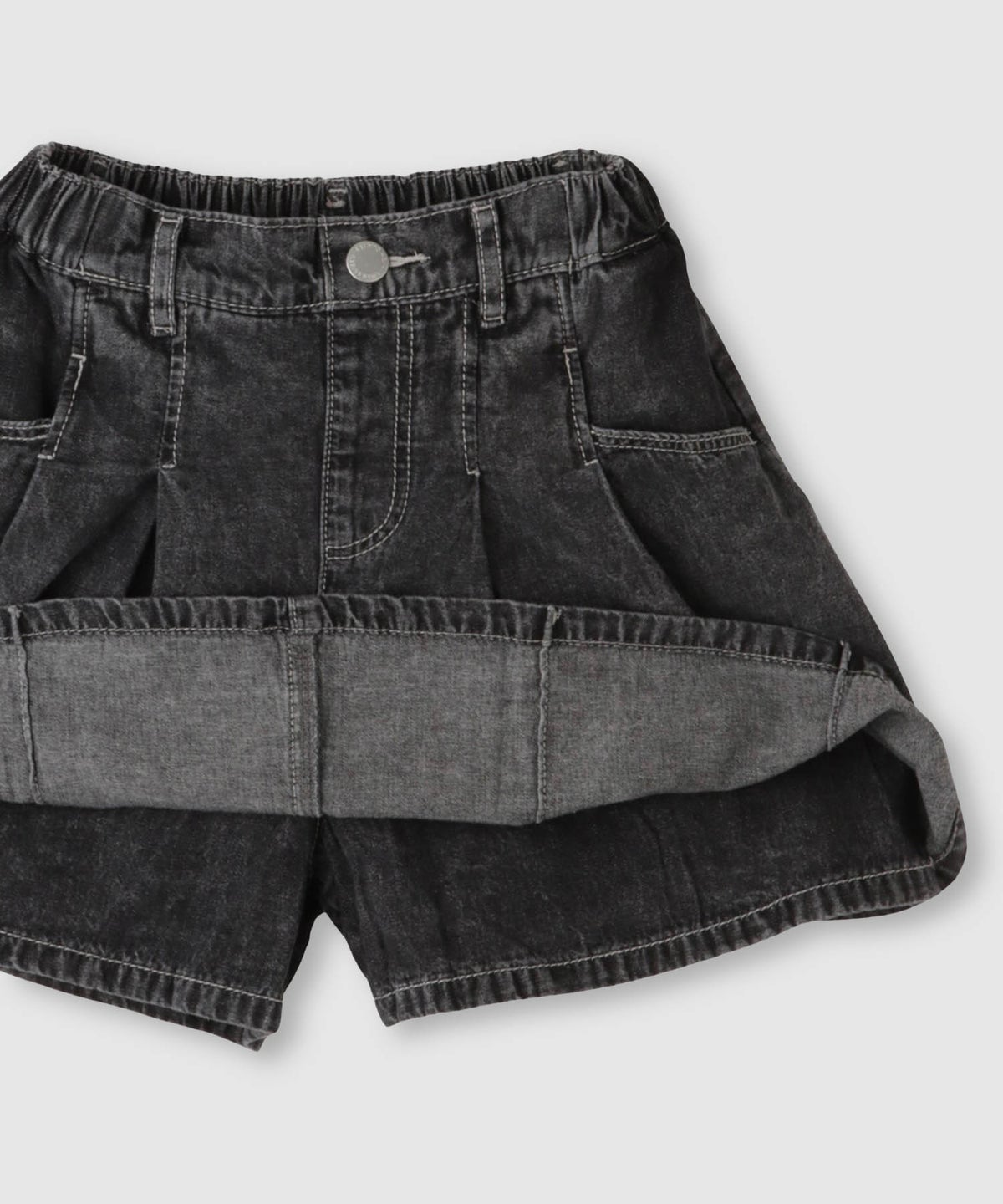 Simplify デニムプリーツキュロット キッズ