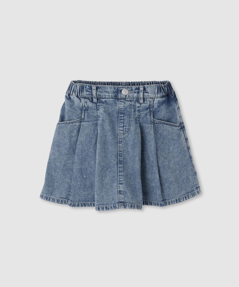 [値下げ]Simplify  デニムプリーツキュロット キッズ商品画像-10