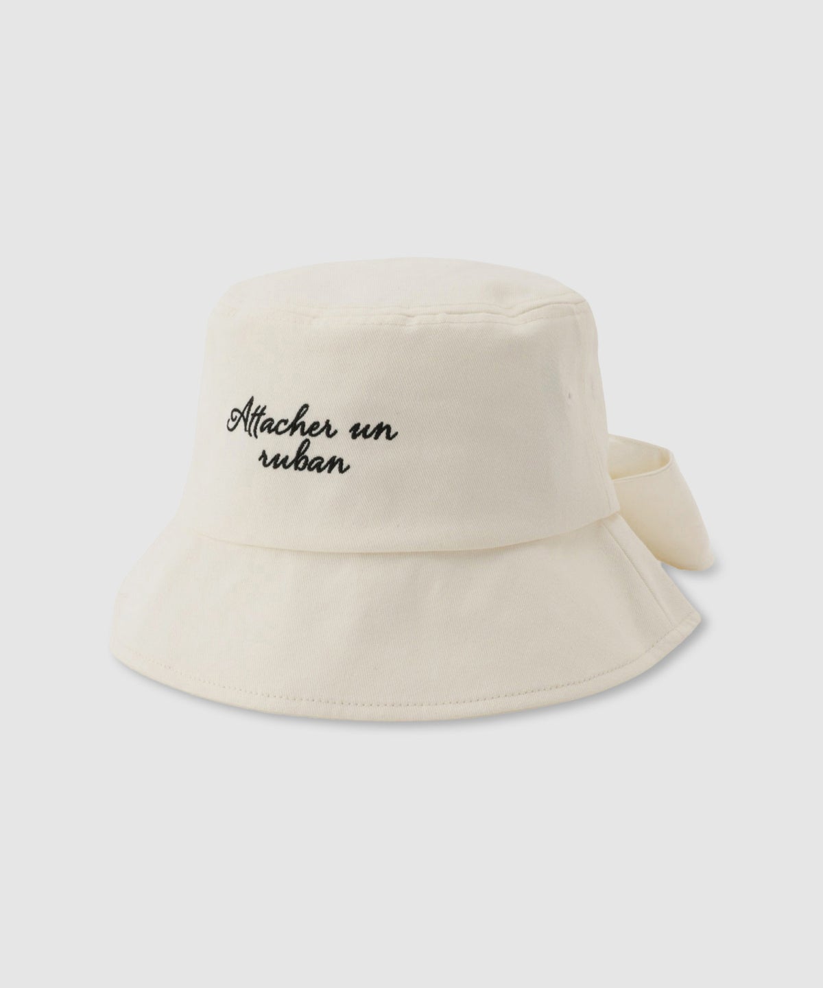 RICH MIX ロゴ刺繍 バックリボン ツイルバケットハット キッズ