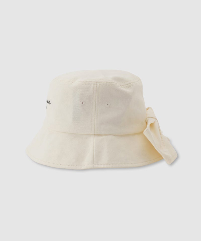 RICH MIX ロゴ刺繍 バックリボン ツイルバケットハット キッズ商品画像-4