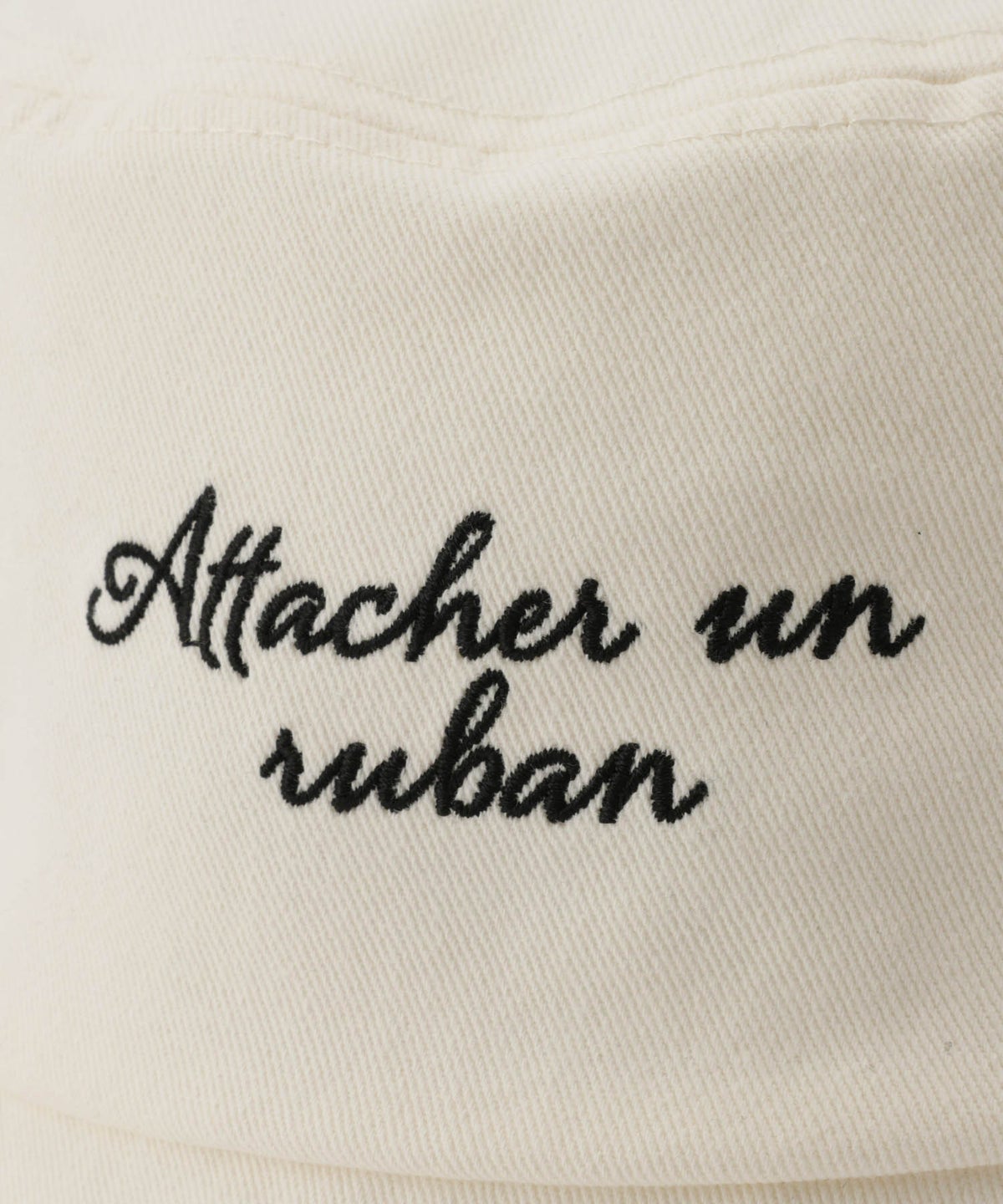 RICH MIX ロゴ刺繍 バックリボン ツイルバケットハット キッズ