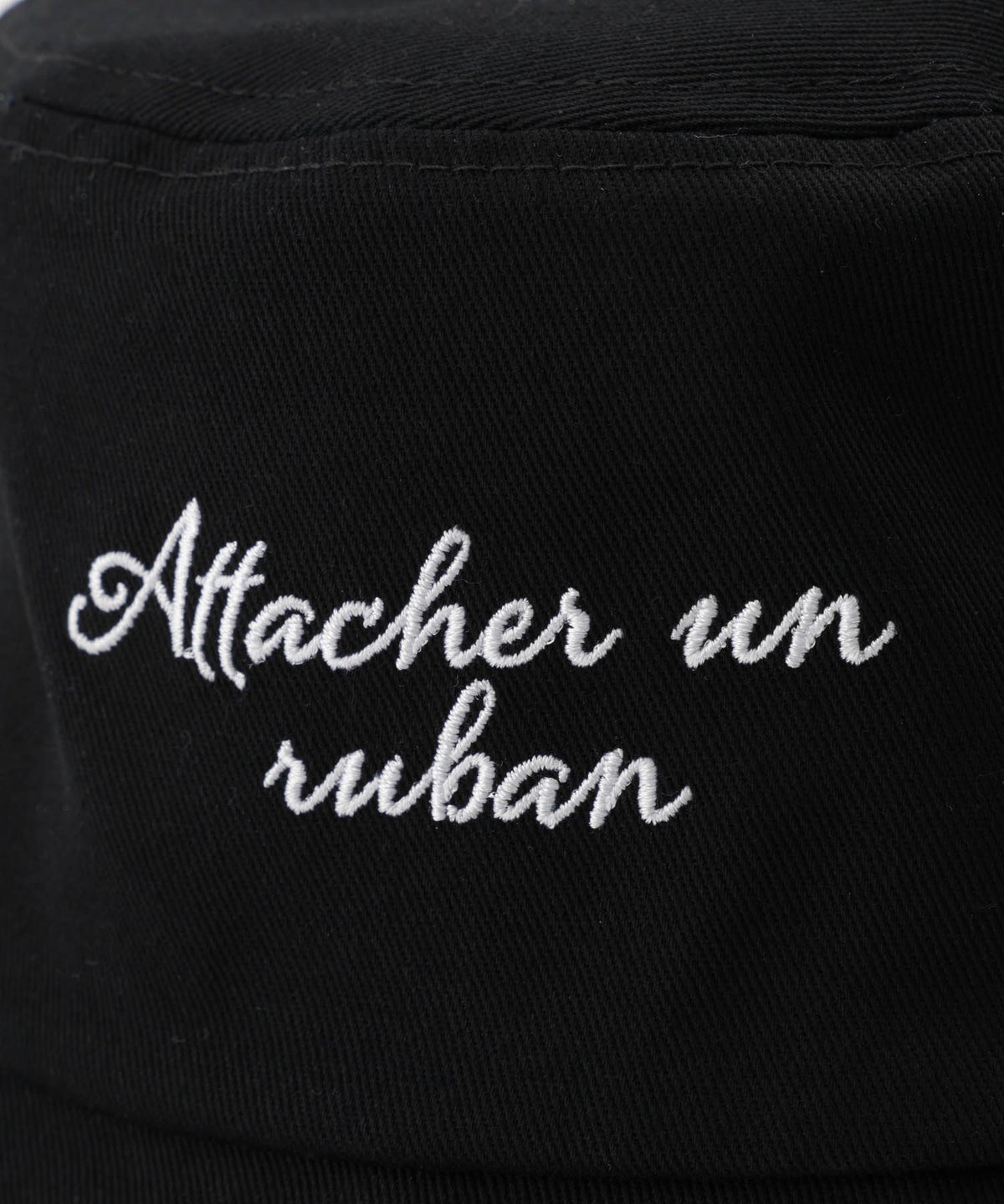 RICH MIX ロゴ刺繍 バックリボン ツイルバケットハット キッズ