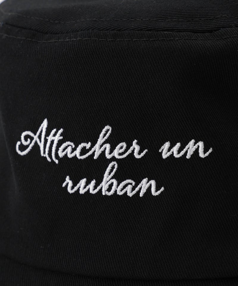 RICH MIX  ロゴ刺繍 バックリボン ツイルバケットハット キッズ商品画像-8