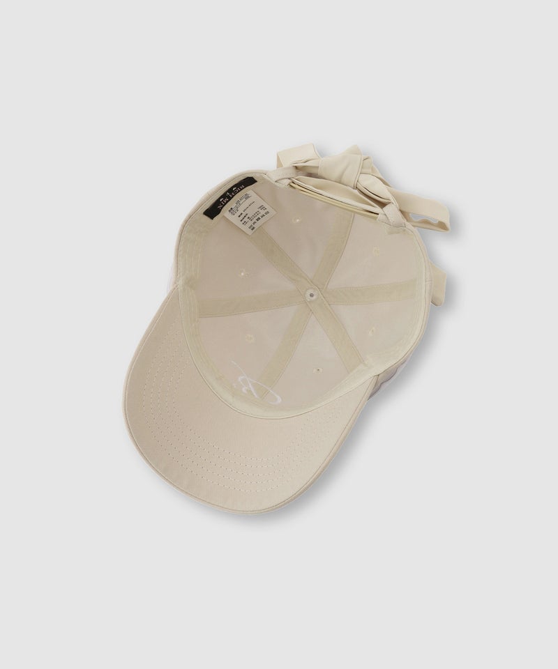 RICH MIX イニシャル刺繍 バックリボン ツイルローキャップ キッズ商品画像-7