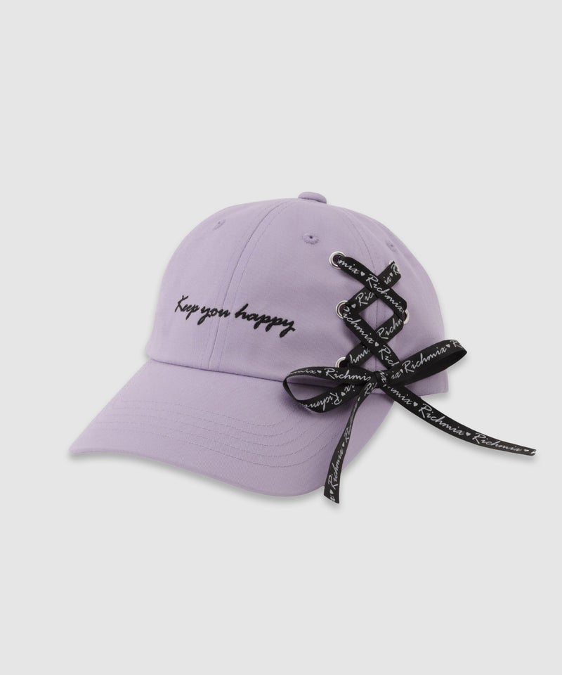 RICH MIX  ロゴ刺繍レースアップ ローキャップ キッズ商品画像-1