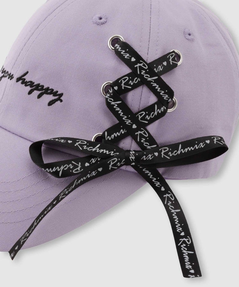 RICH MIX ロゴ刺繍レースアップ ローキャップ キッズ商品画像-7