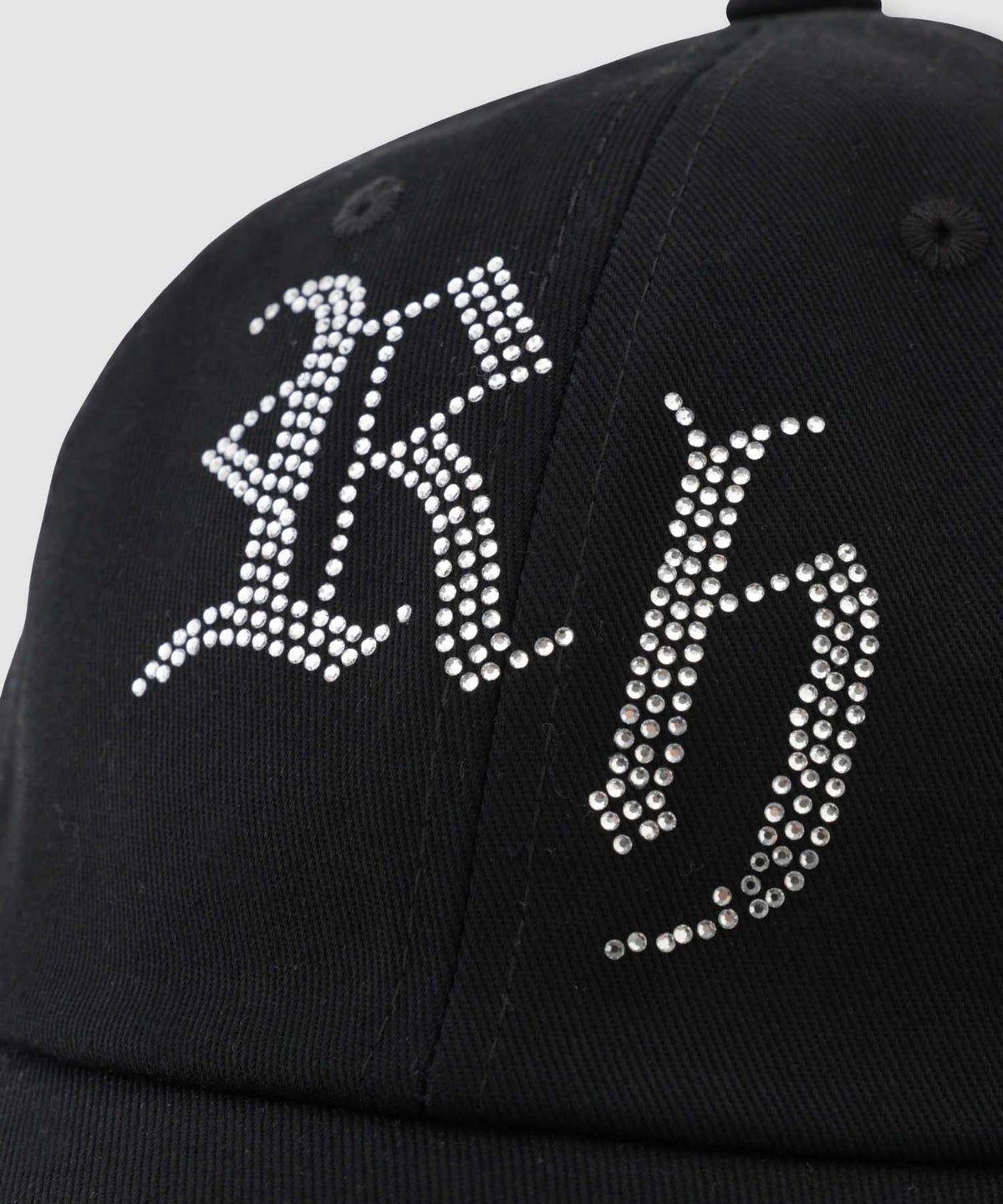 RICH MIX ラインストーンロゴ ツイル ローキャップ キッズ