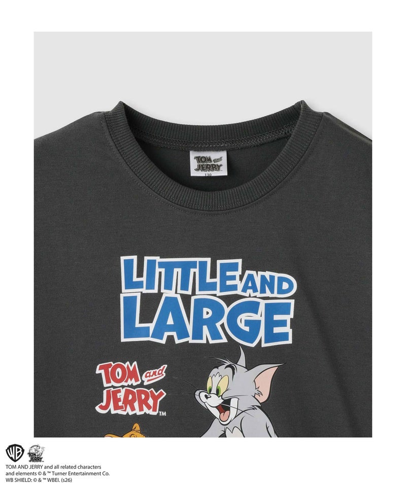 Tom and Jerry キャラクタープリントTシャツ キッズ メール便 対応商品商品画像-3