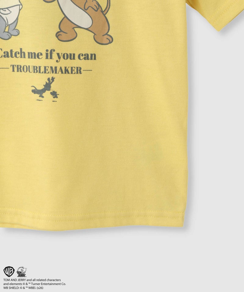 Tom and Jerry キャラクタープリントTシャツ キッズ メール便 対応商品商品画像-5