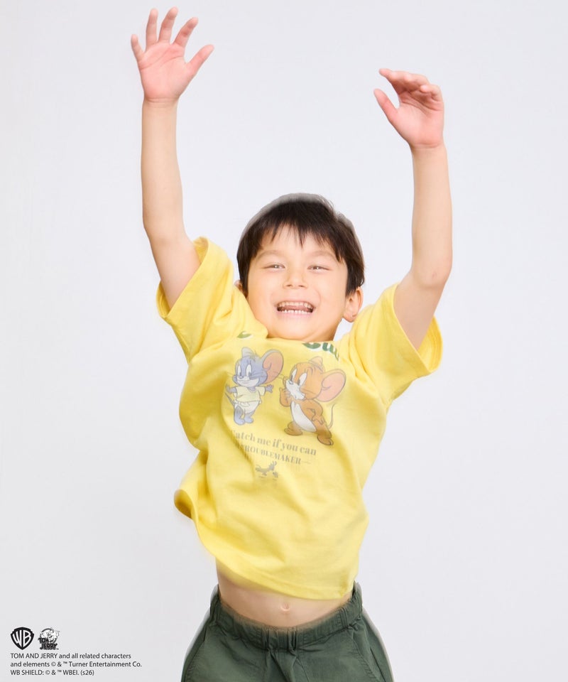 Tom and Jerry キャラクタープリントTシャツ キッズ メール便 対応商品商品画像-9