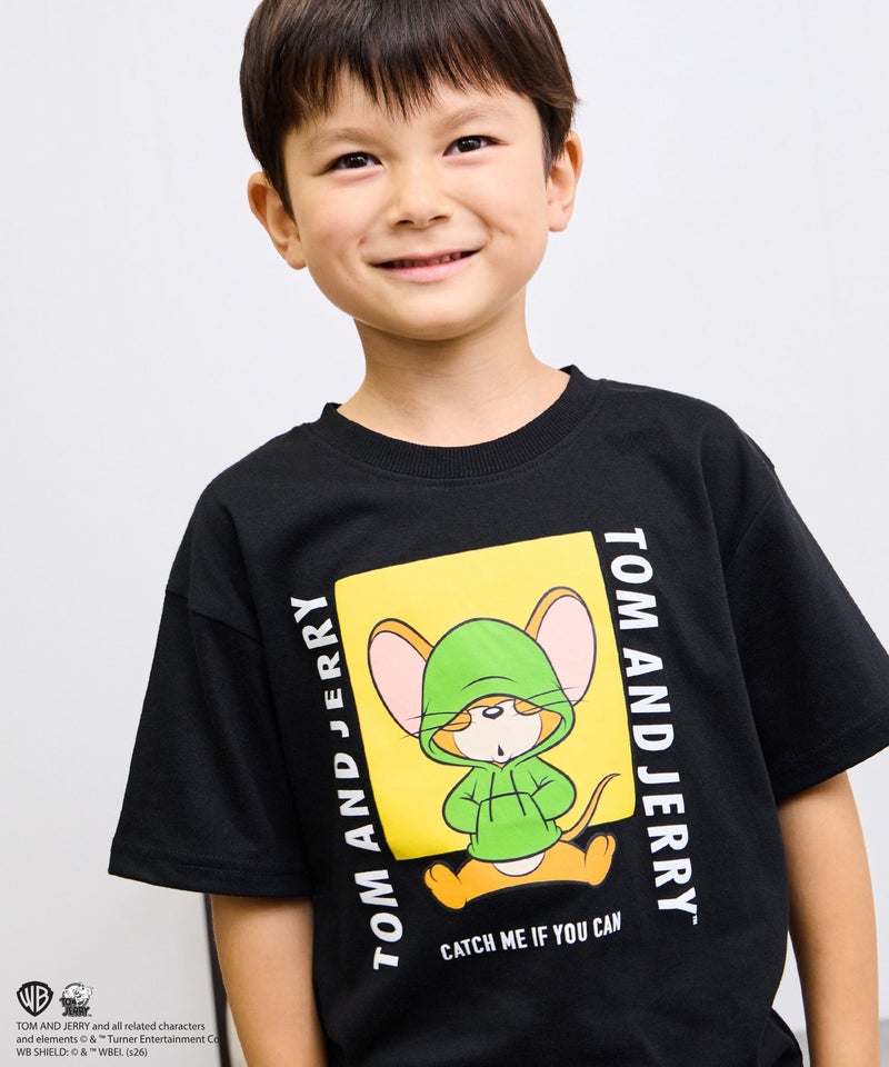 Tom and Jerry キャラクタープリントTシャツ キッズ メール便 対応商品商品画像-2