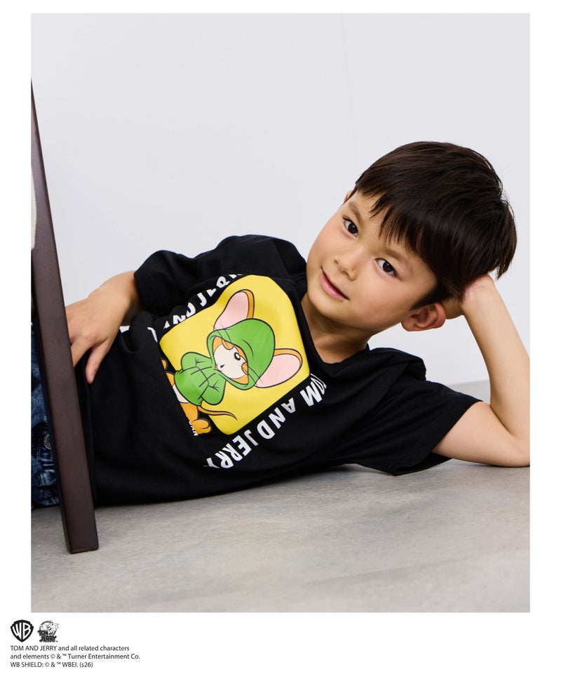 Tom and Jerry キャラクタープリントTシャツ キッズ メール便 対応商品商品画像-4